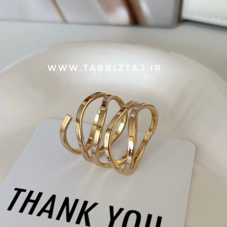 انگشتر مینیمال موج برند ژوپینگ-ضدحساسیت