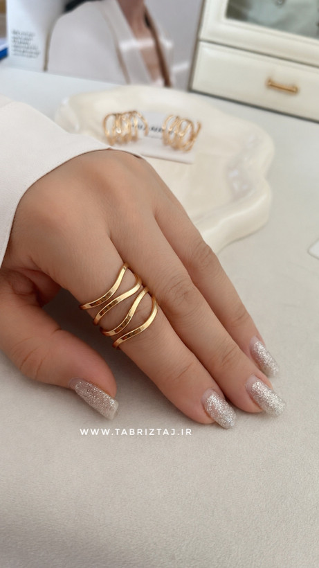 انگشتر مینیمال موج برند ژوپینگ-ضدحساسیت
