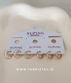 گوشواره حلقه ای ظریف - آبکاری طلا و ضدحساسیت