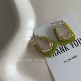 گوشواره U شکل رنگی - پینترسی و خاص